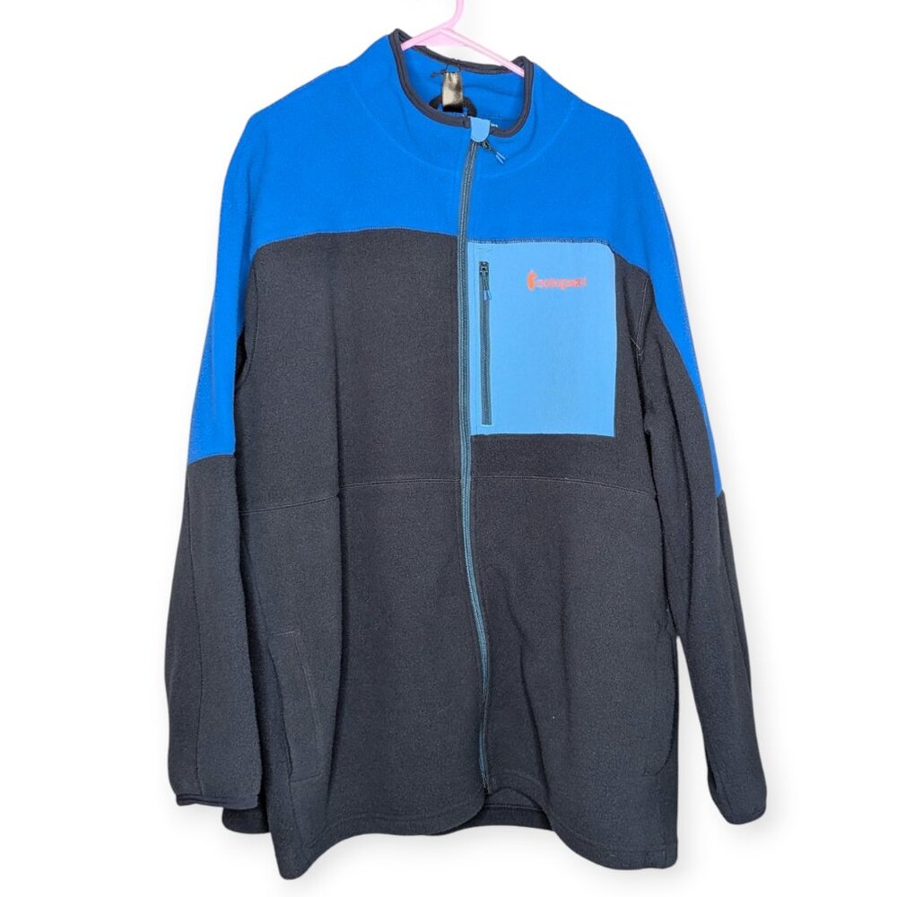 Cotopaxi Abrazo Fleece Full Zip Jacket Mns Atlantic/Carbon Mens Size XXL NWT